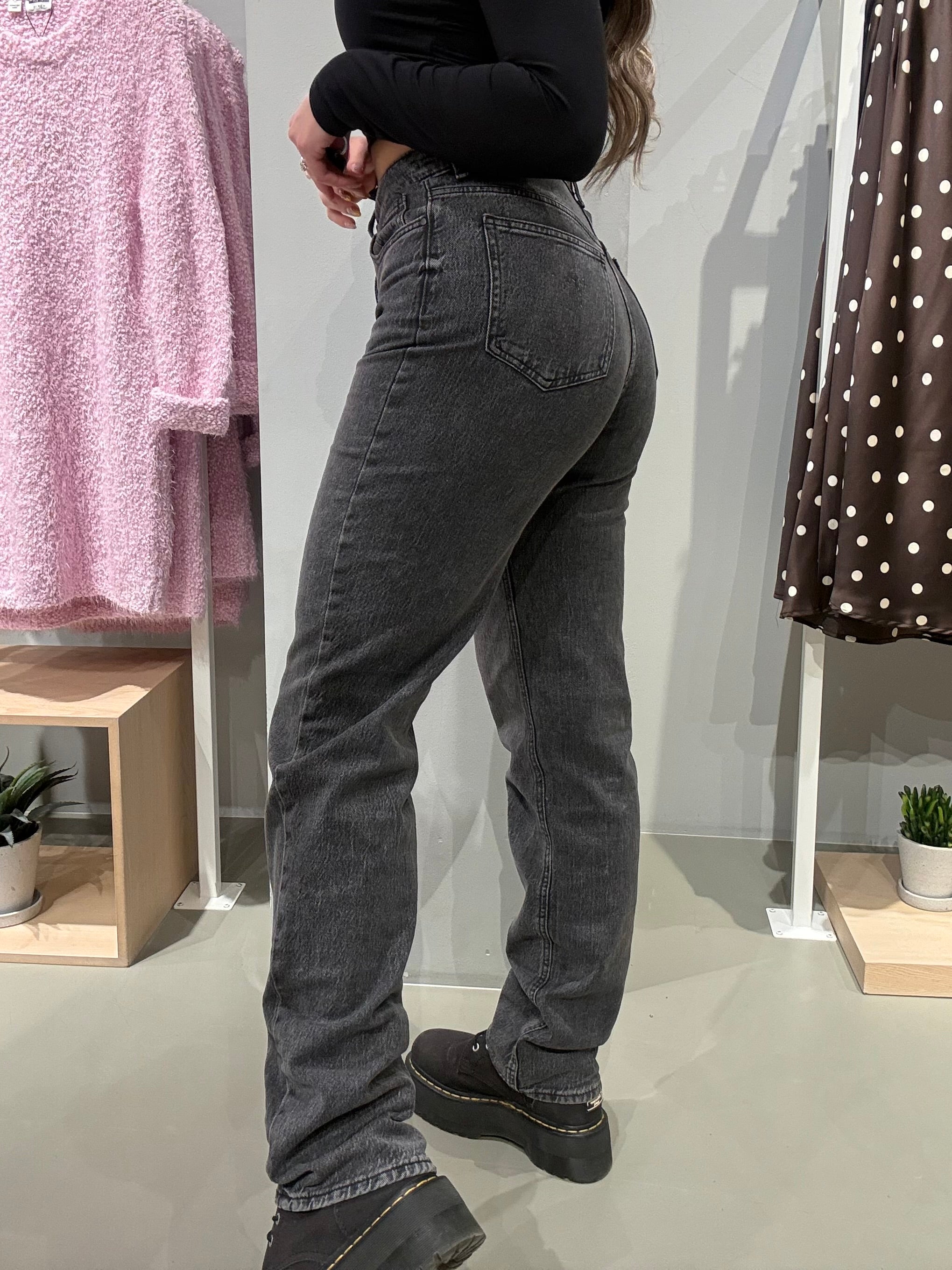 VIKELLY Jeans - Dark Grey Denim